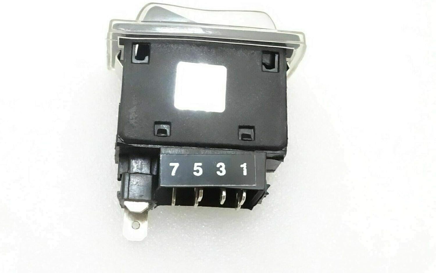 NGK Royal Crusaders Mahindra Tractor Hazard Warning Switch 8699R91/8692, Push Button, Black