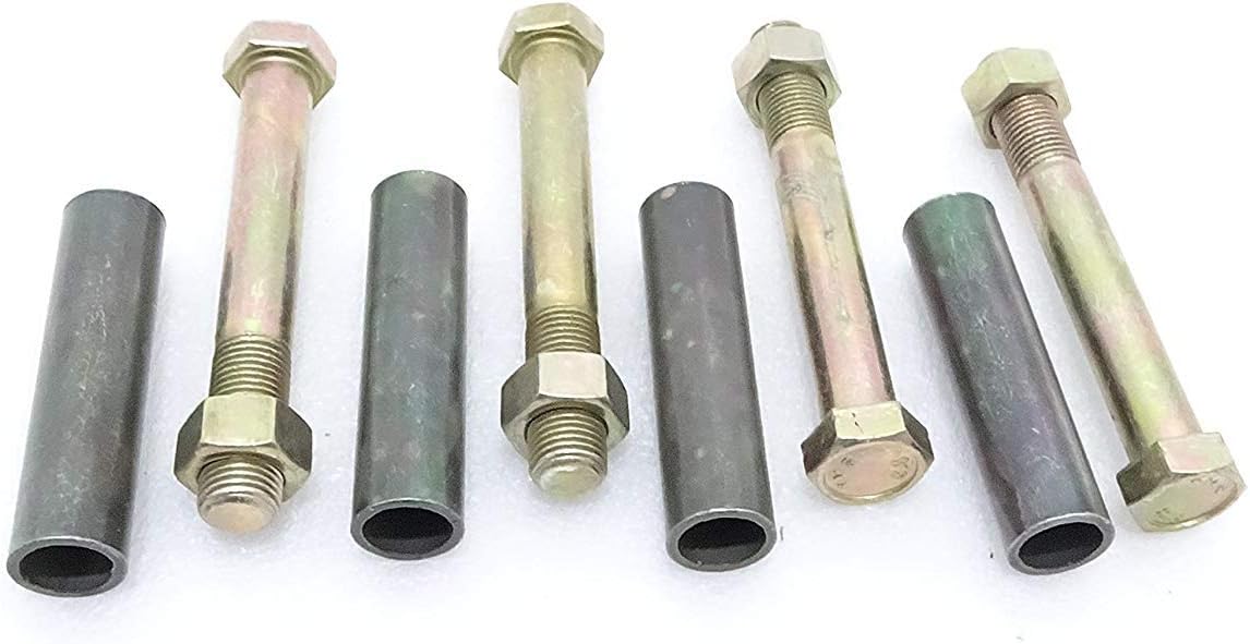 Royal Crusaders SUZUKI SAMURAI GYPSY FRONT & REAR LEAF SPRING PIVOT EYE BOLTS AND BUSH SET