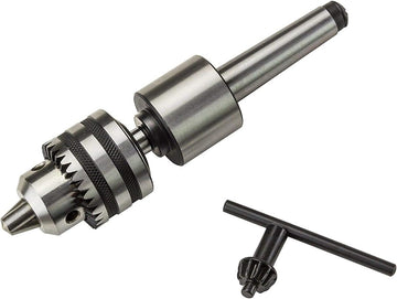 Morse Taper MT2 Shank Revolving Live Centre Center - JT6 Taper Drill Chuck 1/2" Capacity