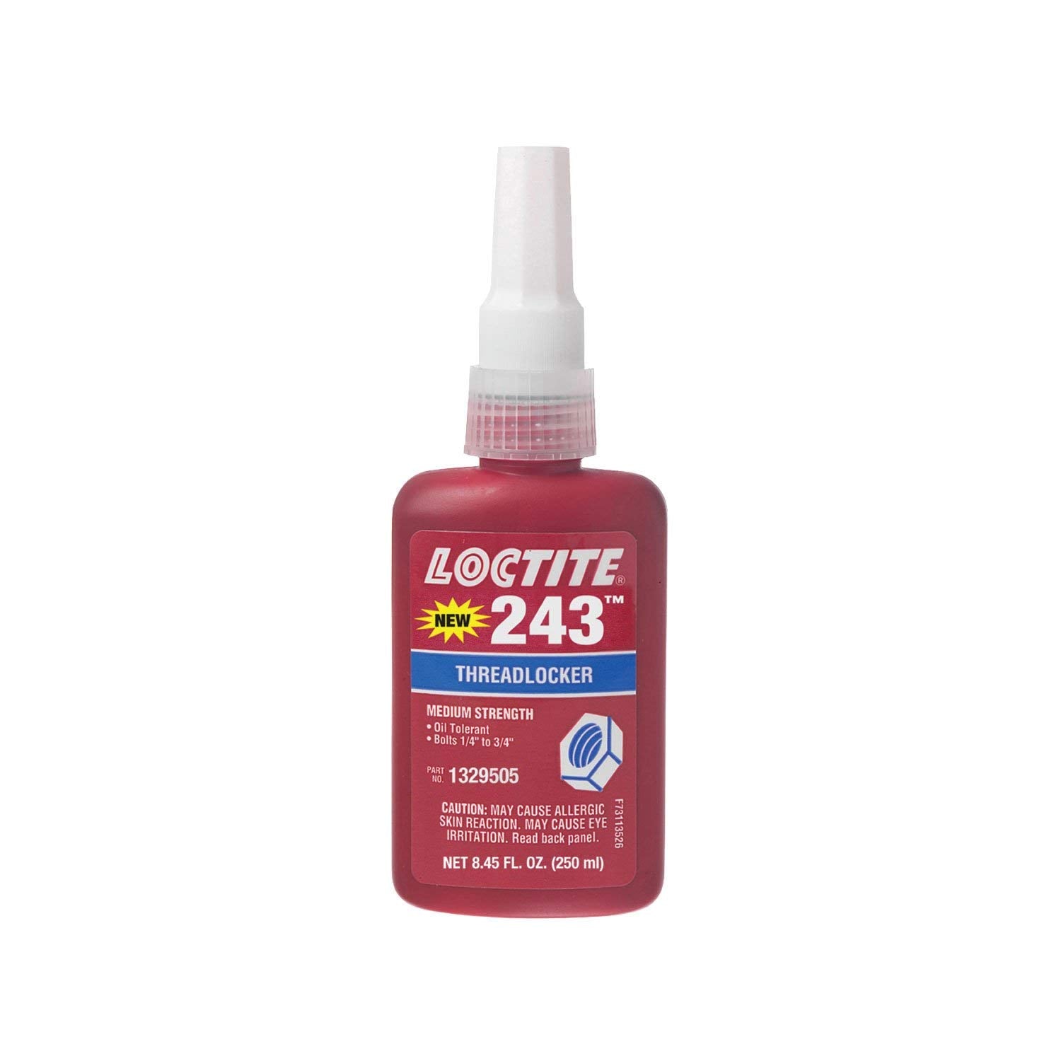 Loctite 243 Threadlocker Blue Liquid 50 ml Bottle - Pack of 1