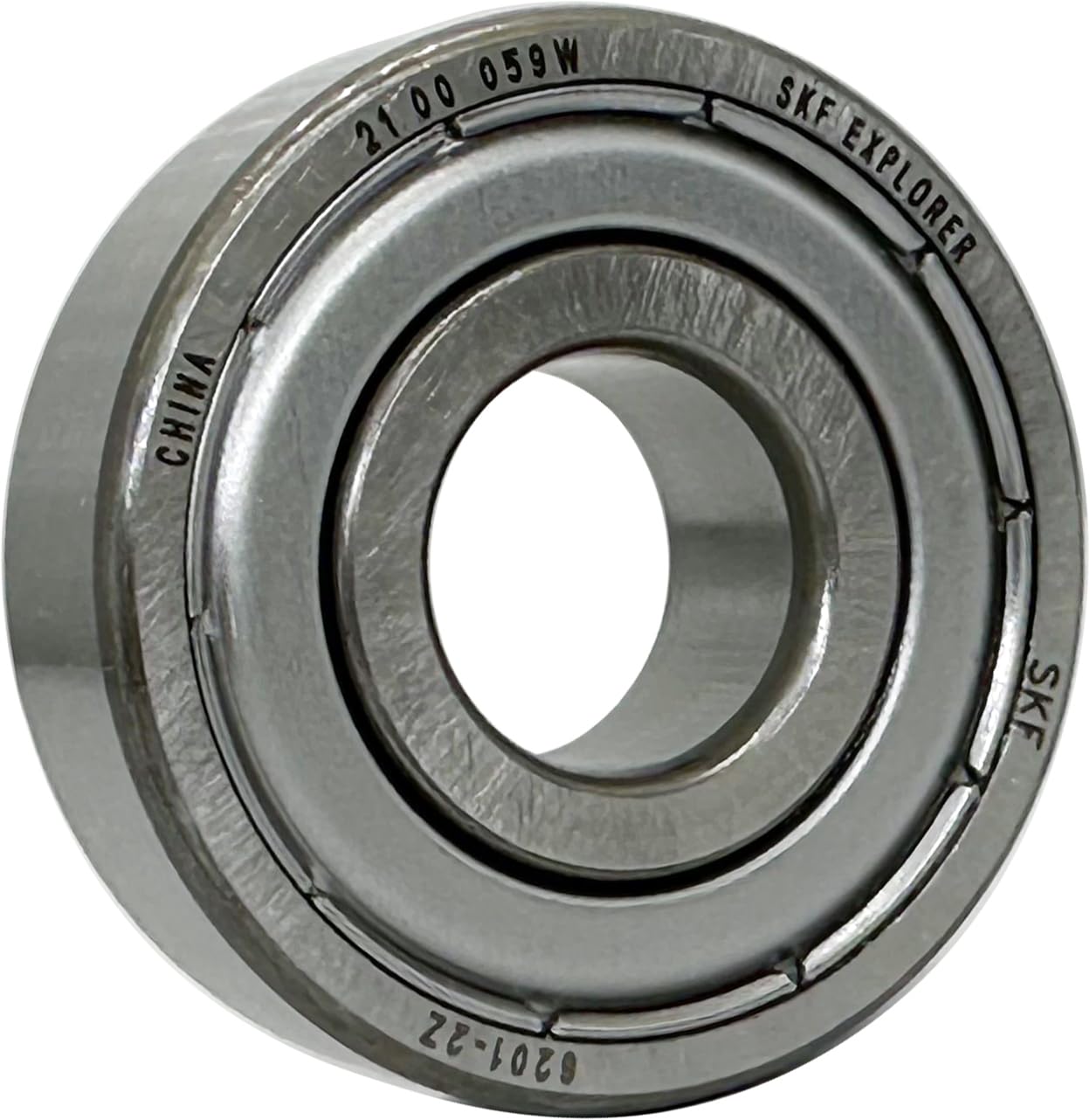 2PACK SKF Bearings 6201-2Z 12X32X10mm Double Metal Sealed Deep Groove Ball Bearings 6201ZZ