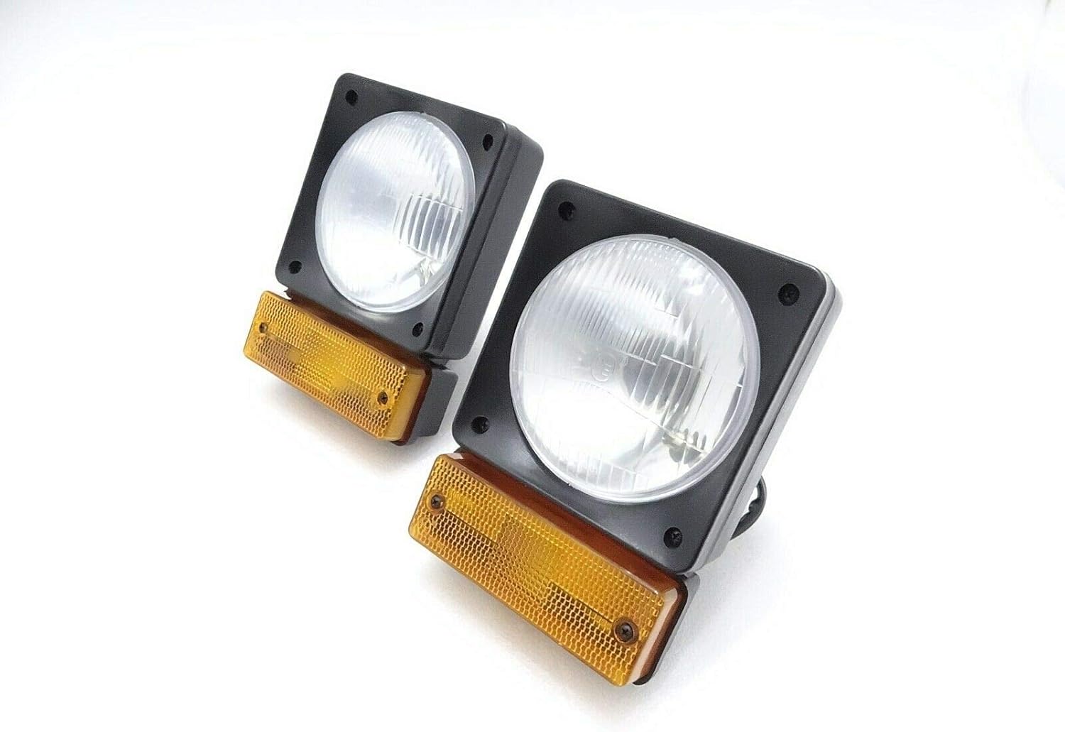 Royal Crusaders JCB LOADALL FASTRAC FRONT HEADLIGHT SET PAIR WITH INDICATOR ASSEMBLY