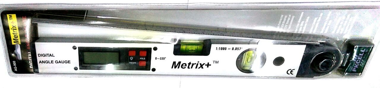 Tools Centre Silver Black DIGITAL ANGLE GAUGE for all interior or exterior angles