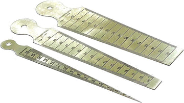 TAURISH Bore Gauge Imperial & Metric Standards Range 1/16" to 1-3/4" (2 to 45 mm),Set of 3