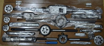 TAURISH British Standard Pipe BSP Parallel Tap and Die Set 8 Sizes 1/8