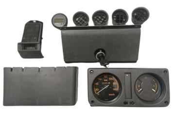 TAURISH for Samurai SJ410 SJ413 Complete Dashboard Products Speedometer, Stereo Console Box, Glove Box Lid, AC Air Vents, Digital Watch, and Ash Tray