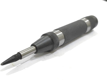 A.D. International Automatic Center Punch with Replaceable Hardened Steel Tip ((Heavy Duty))