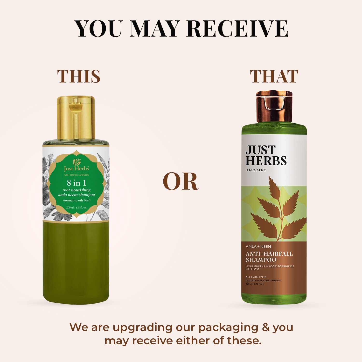 Just Herbs 8 In 1 Root Nourishing Amla Neem Shampoo (200 ml)