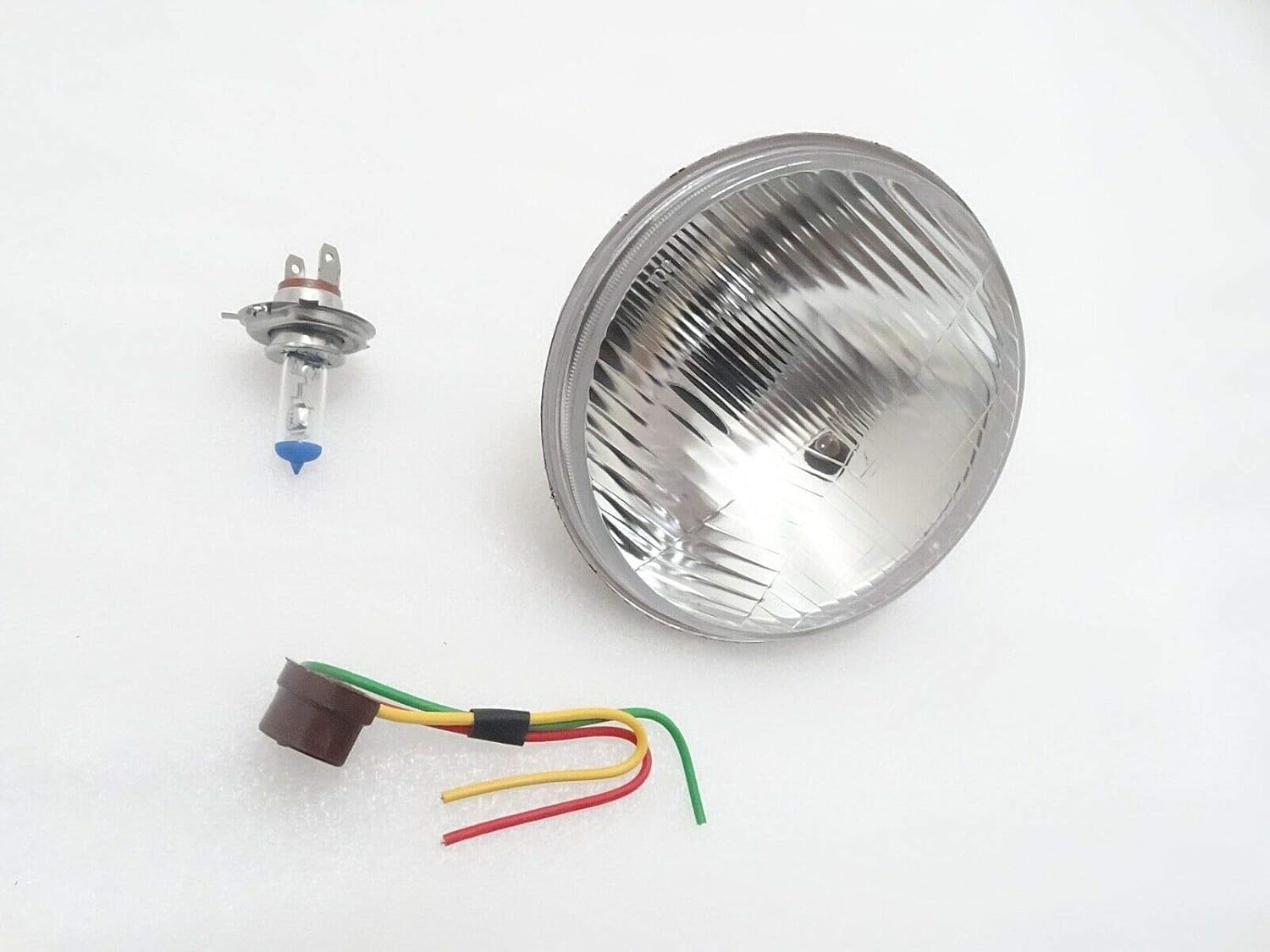 Royal Crusaders Universal Parking Head Light 7" With H4 Bulb & Holder