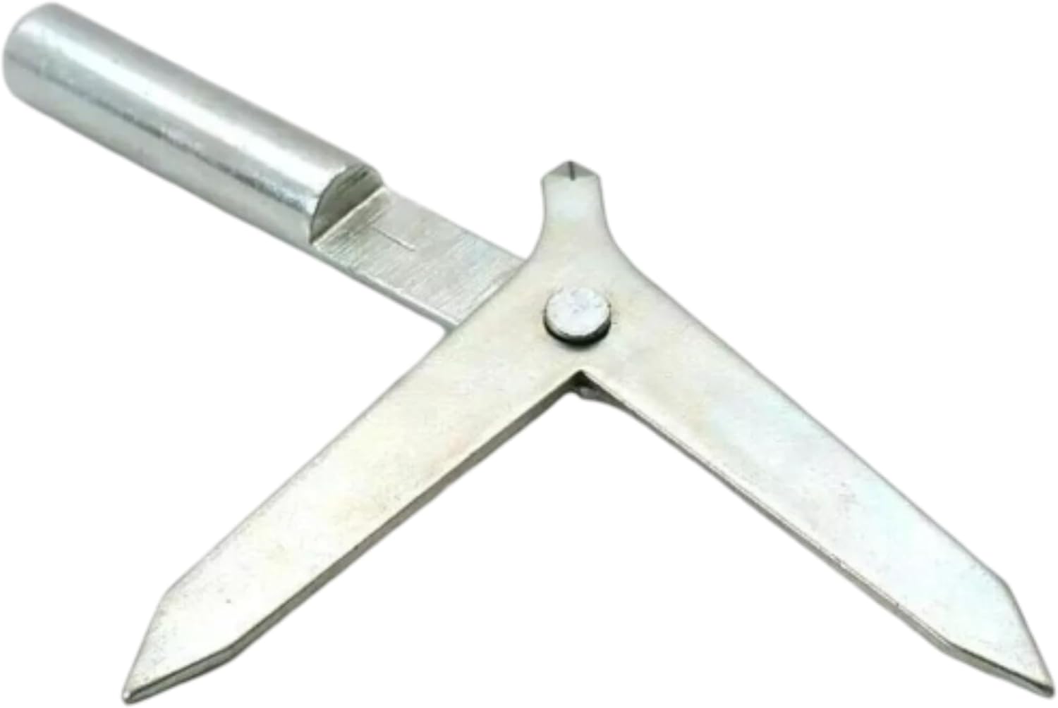 TAURISH Spring-Loaded Tap Guide Set, Bell Punch & Round Bar Center Finder, Knurl Guide - Hardened Alloy Steel