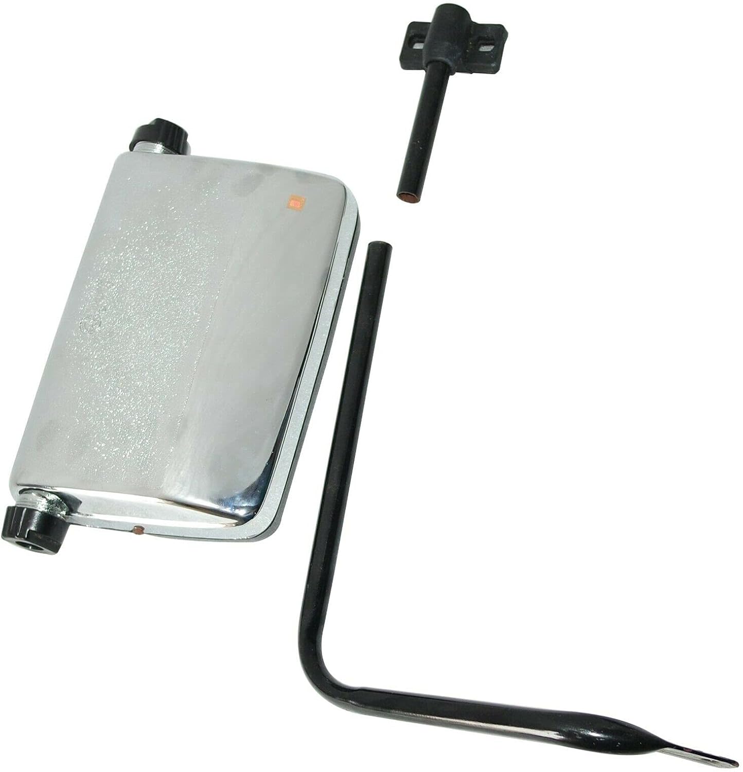 AEspares Suzuki Samurai SJ410 SJ413 Side Exterior Rear View Mirror Set Chrome Finish