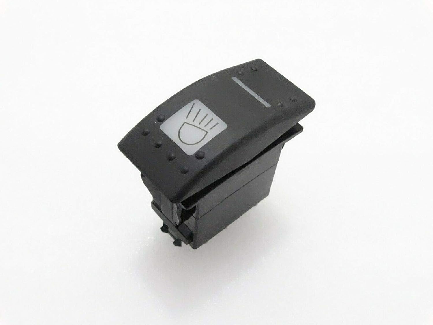 NGK Royal Crusaders Panel Switch, Rocker, Push Button, Black, 1-way, 1 Count, Suitable for JCB 3CX (Part No.701/60004)