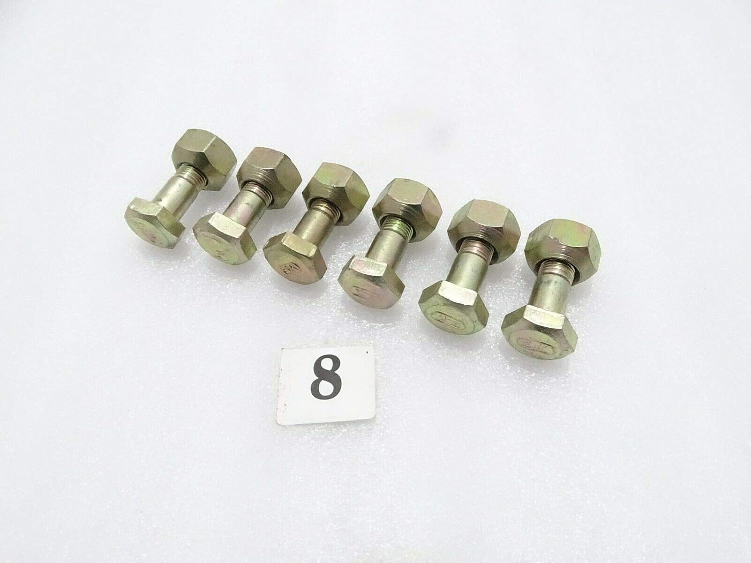 Mahindra Tractors Front Wheel Hub Bolts And Nuts Set of 6