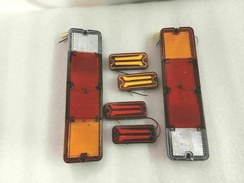 NGK Royal Crusaders Suzuki Samurai Sierra SJ410 SJ413 LED Tail Light & 2 Pair Of Indicator Light i.e Yellow & Red