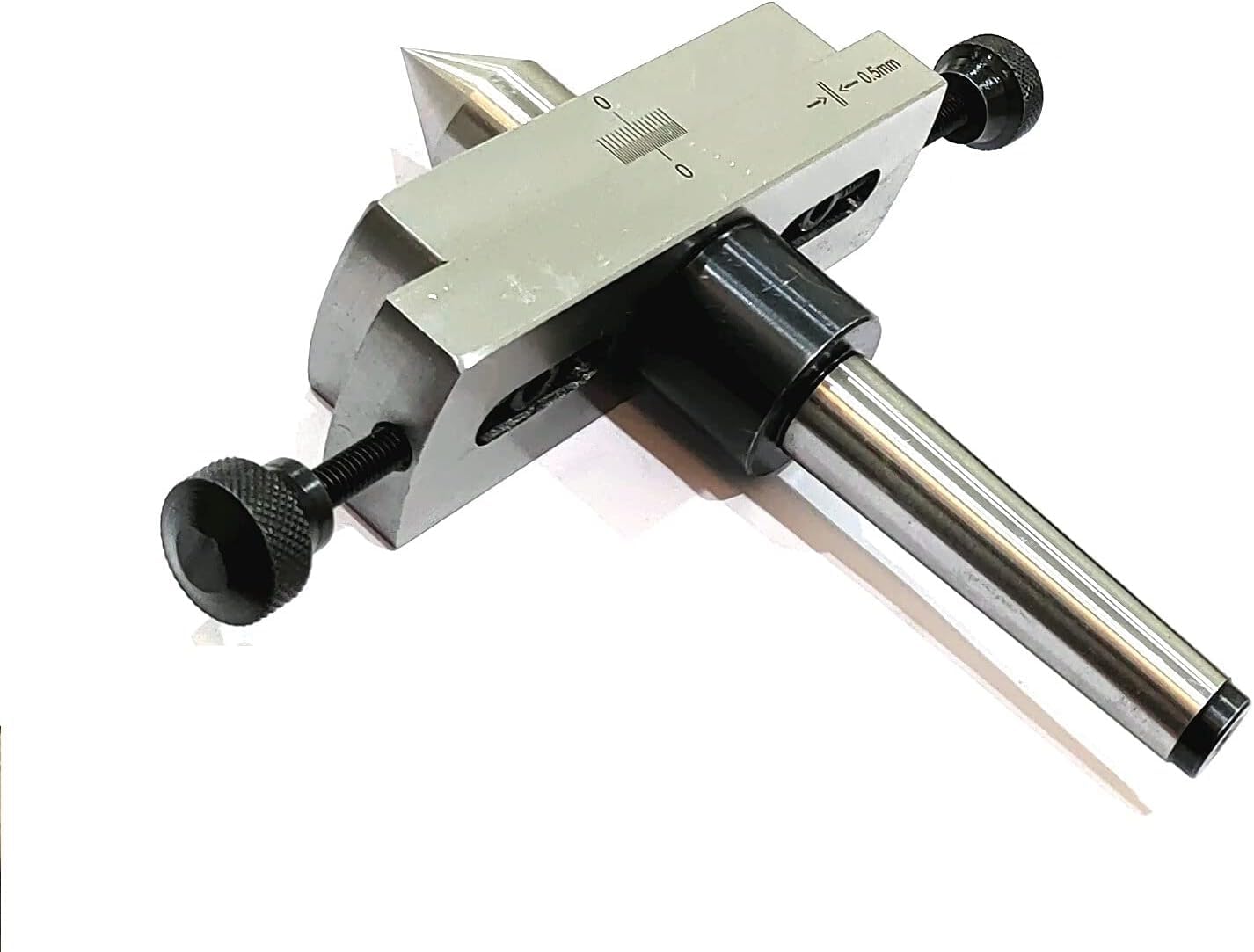 TAURISH Taper Metal Turning Attachment in 2MT Shank for Off-Setting Lathe's Tailstock