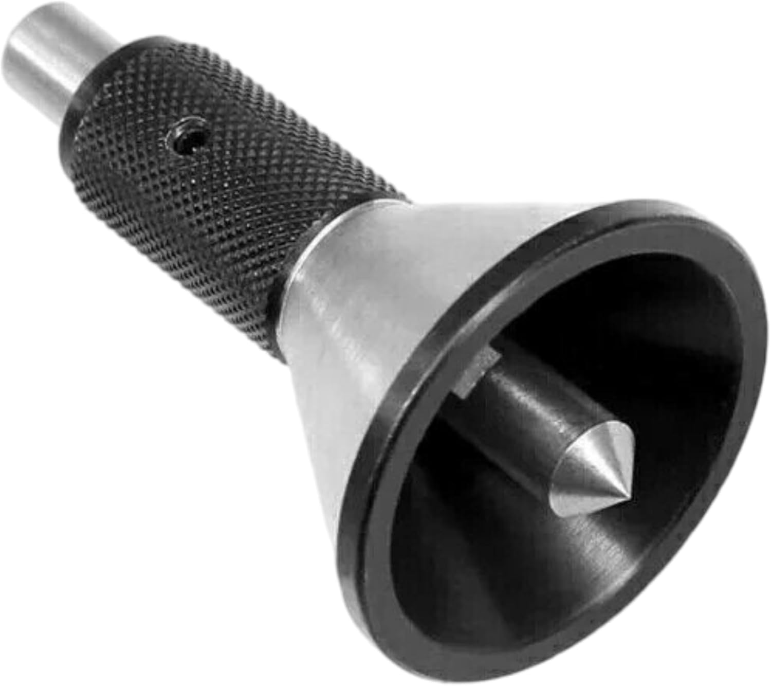 TAURISH Spring-Loaded Tap Guide Set, Bell Punch & Round Bar Center Finder, Knurl Guide - Hardened Alloy Steel