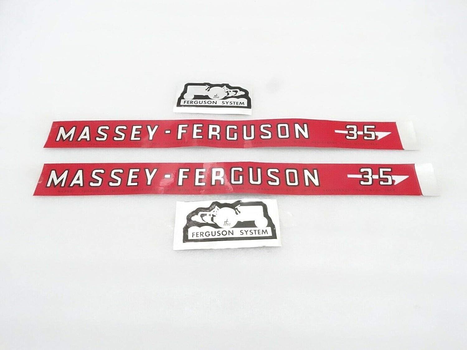 Royal Crusaders Massey Ferguson 35 Tractor Decal Sticker Transfer Set