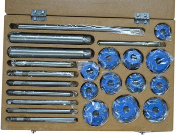 Cei Valve Seat Cutter Set 24 Pcs Carbide Tipped Chevy Ford Cleveland Gmc