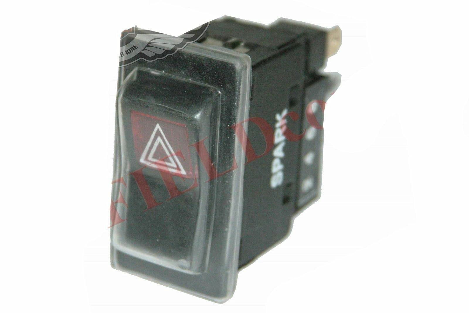 TAURISH Rubber Protected Hazard Warning Light Switch for Jcb Fork Lift