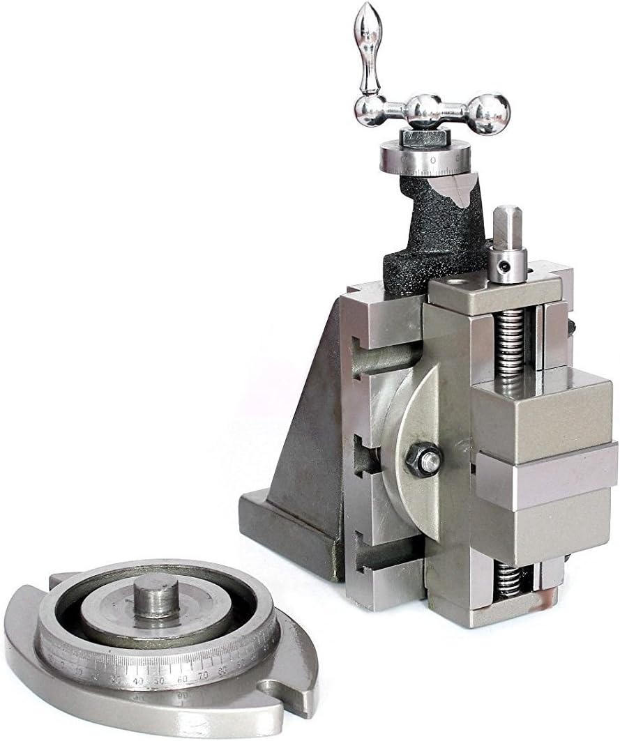 Lathe Milling Vertical Slide 4 x 5 mm & 2" Self Centering Vice For Instant Milling Solution on Lathe