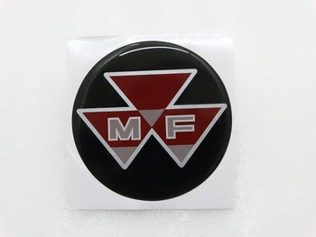 Royal Crusaders Massey Ferguson Round Black Red Logo Sticker Unit 90mm