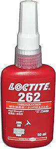 LOCTITE 262 HIGH Strength THREADLOCKER HIGH Strength Liquid - 50 ML