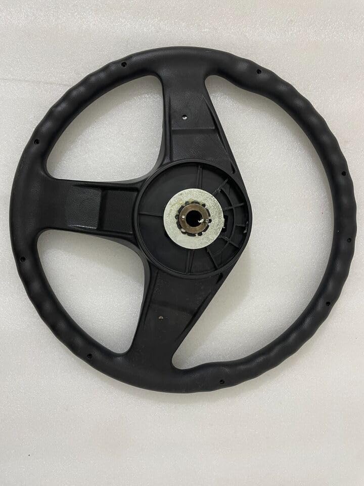 TAURISH Steering Wheel With Horn Button Black Color Suzuki Samurai SJ410 SJ413 Jimny