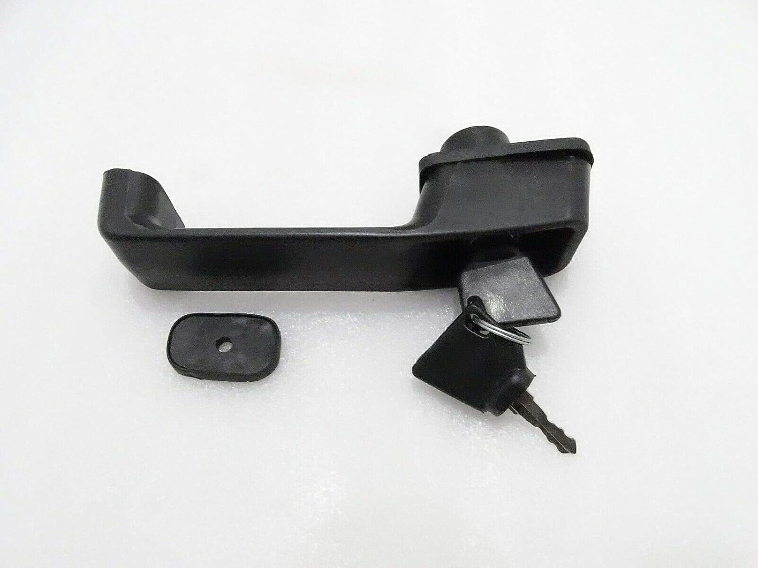 Royal Crusaders JCB 3DX 3CX BLACK PLASTIC DOOR LOCK HANDLE WITH 2 KEYS