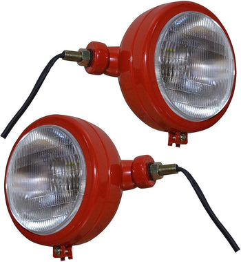 TAURISH David Brown Tractor Red Head Lamp Set of -2