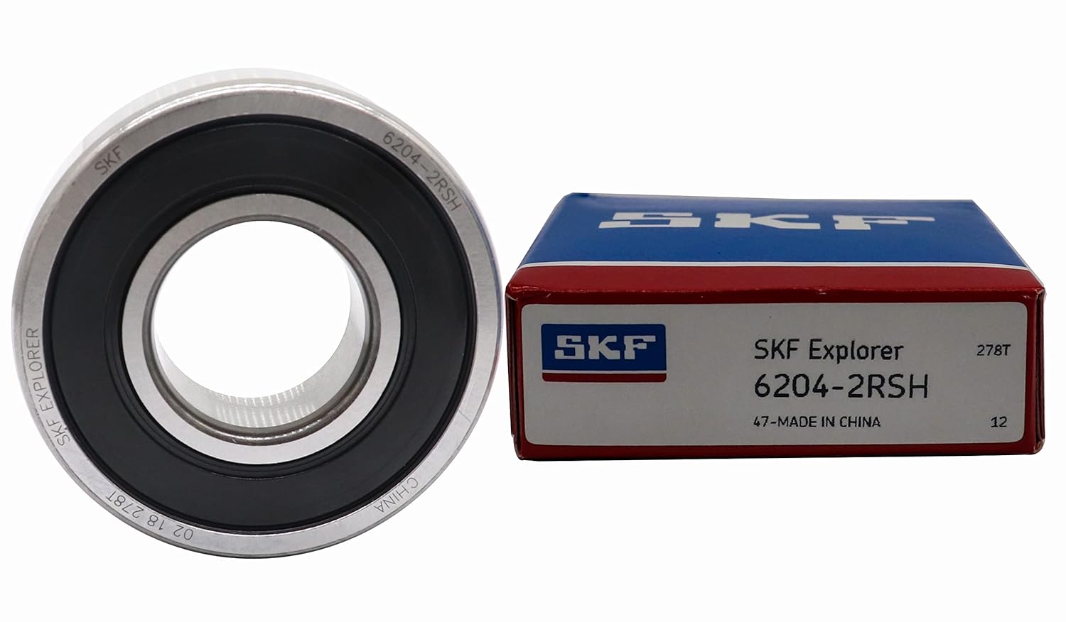 2PACK SKF 6205-2Z 25X52X15mm Double Metal Seal Bearings Deep Groove Ball Bearings