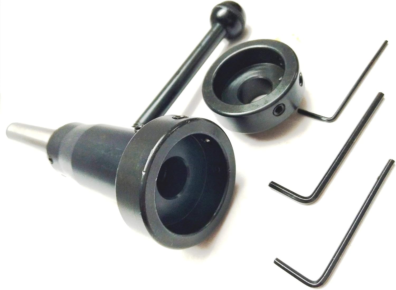 TAURISH Lathe Tailstock Die Holder Attachment in 2MT Shank - Multiple Die Sizes 13/16", 1", 1-5/16", 1-1/2"