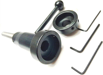 TAURISH Lathe Tailstock Die Holder Attachment in 2MT Shank - Multiple Die Sizes 13/16", 1", 1-5/16", 1-1/2"