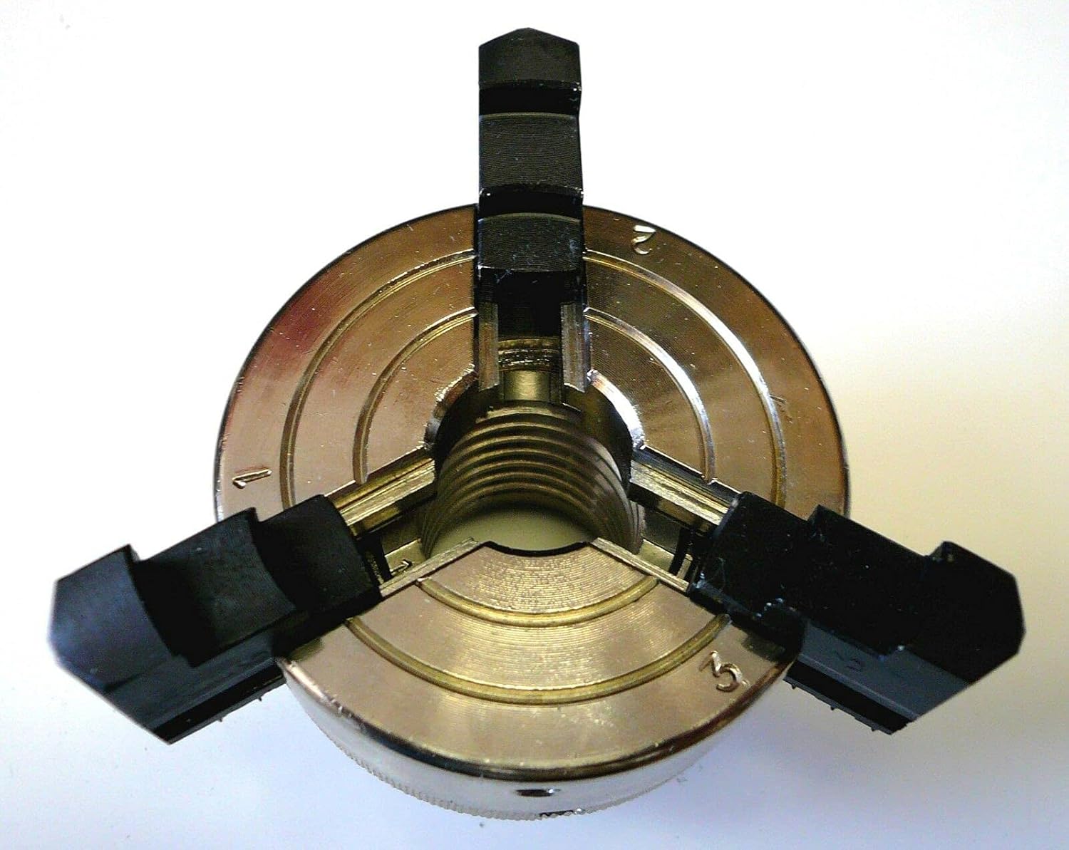 Wood Lathe 3 Jaw x 3" Lathe Chuck Fits 1" x 8 TPI Spindles Reversible Jaws. New