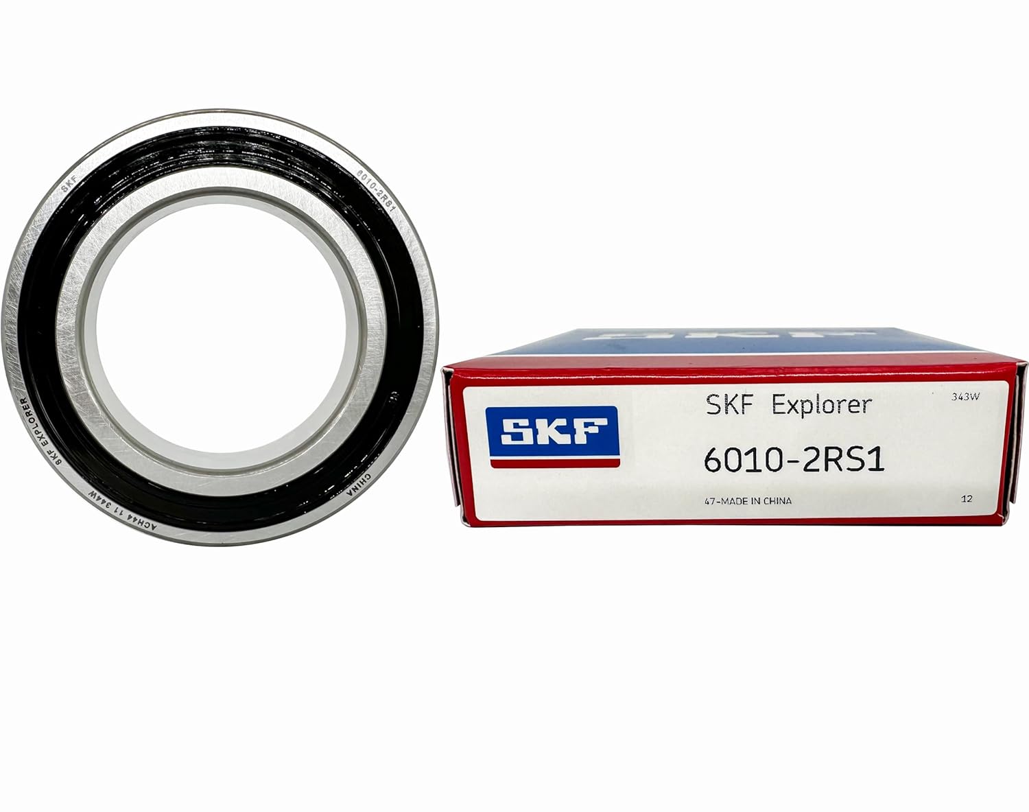 SKF 6010-2RS Double Rubber Seal Bearings 50x80x16mm Deep Groove Ball Bearings