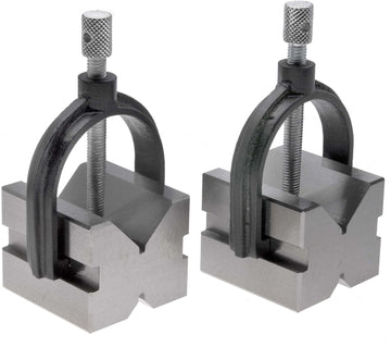 VME VB-1 1" Capacity V Block and Clamp Pair - 1-5/8" wide