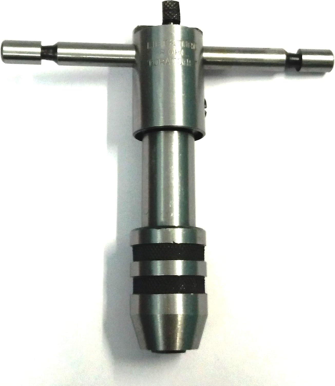 TAURISH T-Handle Ratchet Tap Wrench-Capacity 1/4" to 1/2" tapping, threading, Reaming