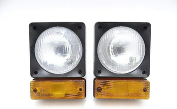 Royal Crusaders JCB LOADALL FASTRAC FRONT HEADLIGHT SET PAIR WITH INDICATOR ASSEMBLY