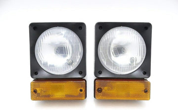 Royal Crusaders JCB LOADALL FASTRAC FRONT HEADLIGHT SET PAIR WITH INDICATOR ASSEMBLY
