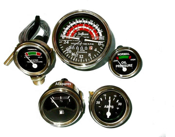 TAURISH Gauge Tachometer Set 'Massey Ferguson' MF MF35 MF50 MF65 TO35 F40 MH50