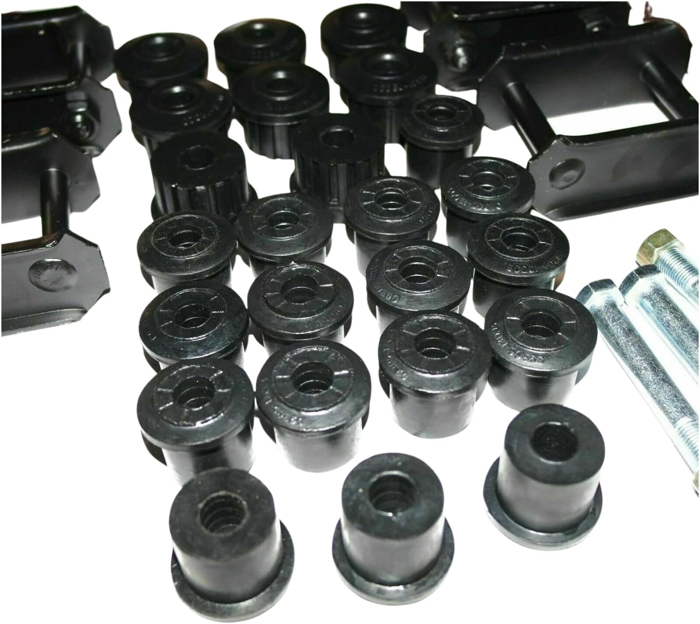 Spring Bush Bolt Spacer & Shackle Kit Fit for Suzuki Samurai SJ410 SJ413 LJ80 Sierra - Suspension Mounting Set
