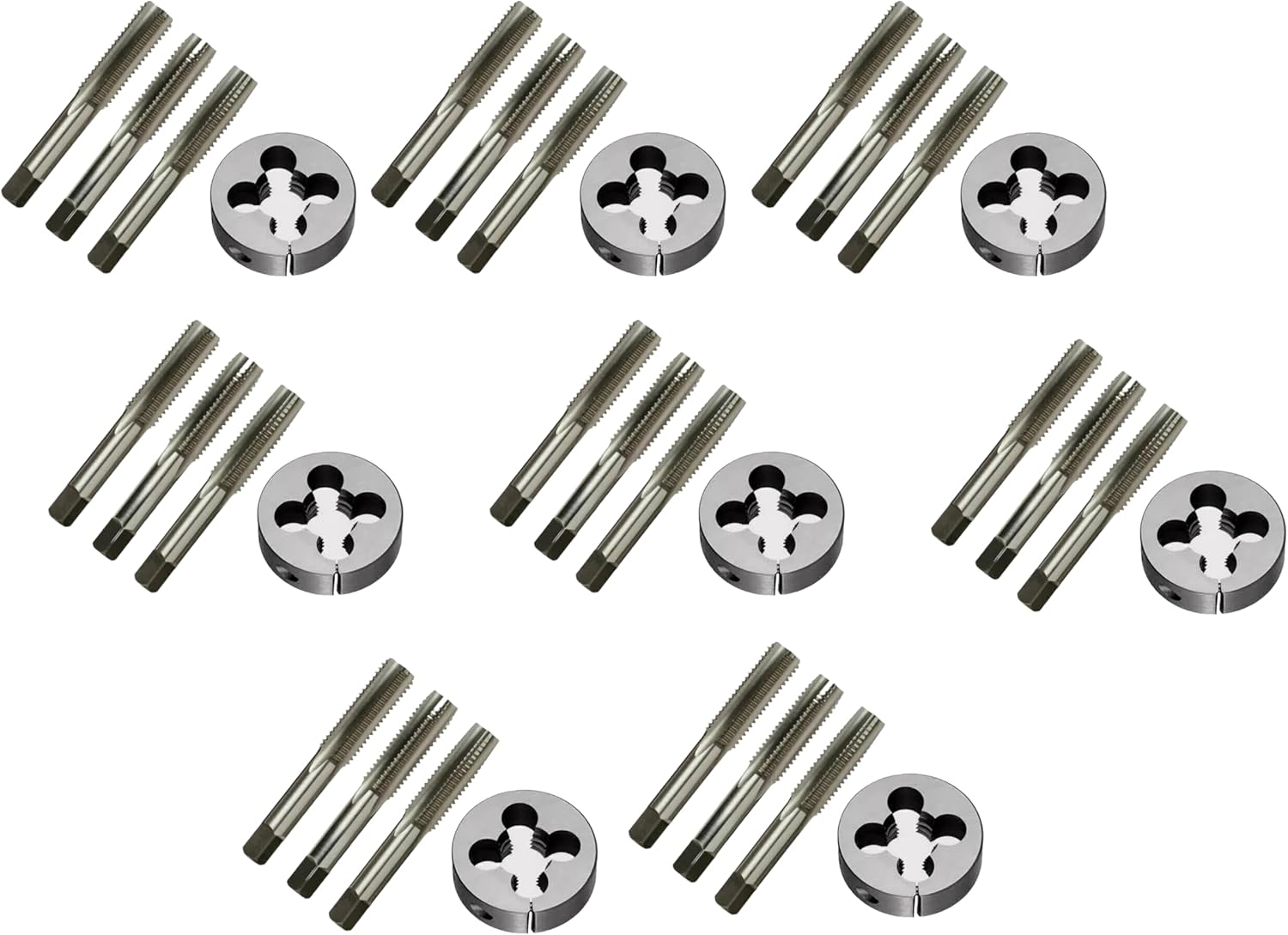 TAURISH BSF Tap and Die Set 3/16" to 3/4" 32 Pieces British Standard Fine Set for Classic and Vintage Car/Bike Restoration