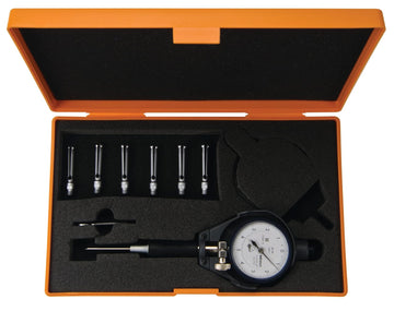 Mitutoyo 526-122-20 Bore Gage, 0.3"-0.4" Range, 0.00016" Accuracy, 0.0001" Graduation, with 2823AB-10 Dial Gage