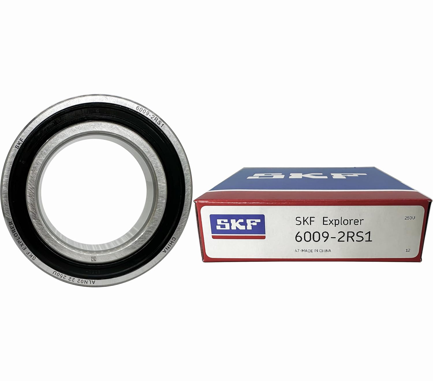 SKF Bearings 6009-2RS1 Double Rubber Seal Bearings 45x75x16mm Pre-Lubricated and Stable Performance and Cost Effective Deep Groove Ball Bearings