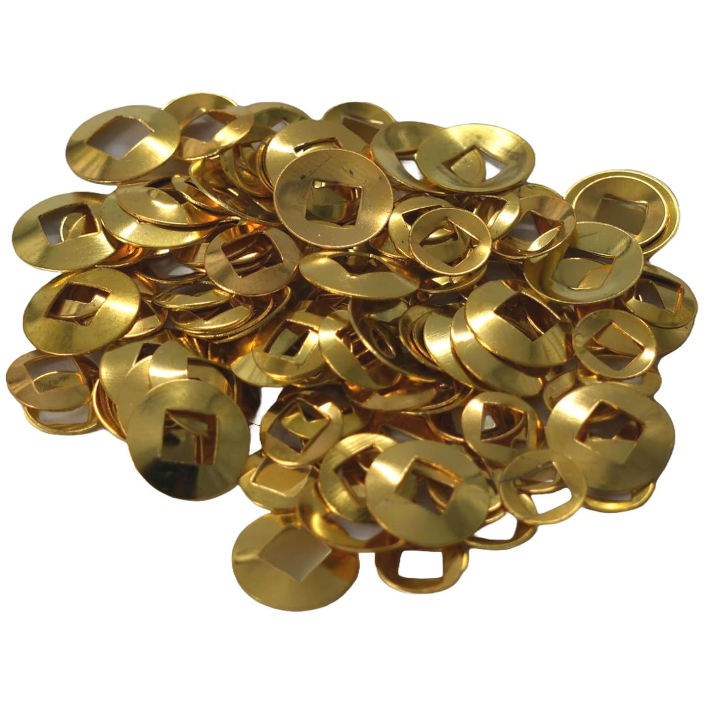 100 Pieces Brass Clock Washers for Mantel Clock Repair and Maintenance