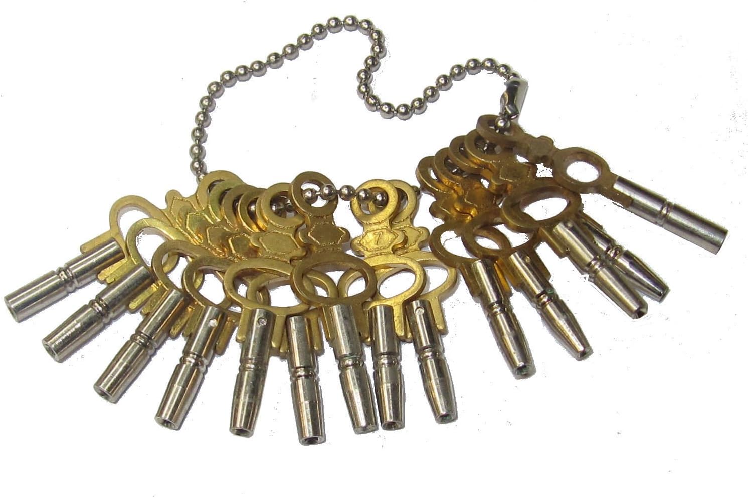 Brass Blessing 14 pcs Universal Pocket Watch Key Set - Diffrent Sizes from (5022)