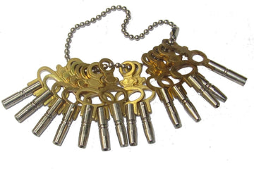Brass Blessing 14 pcs Universal Pocket Watch Key Set - Diffrent Sizes from (5022)
