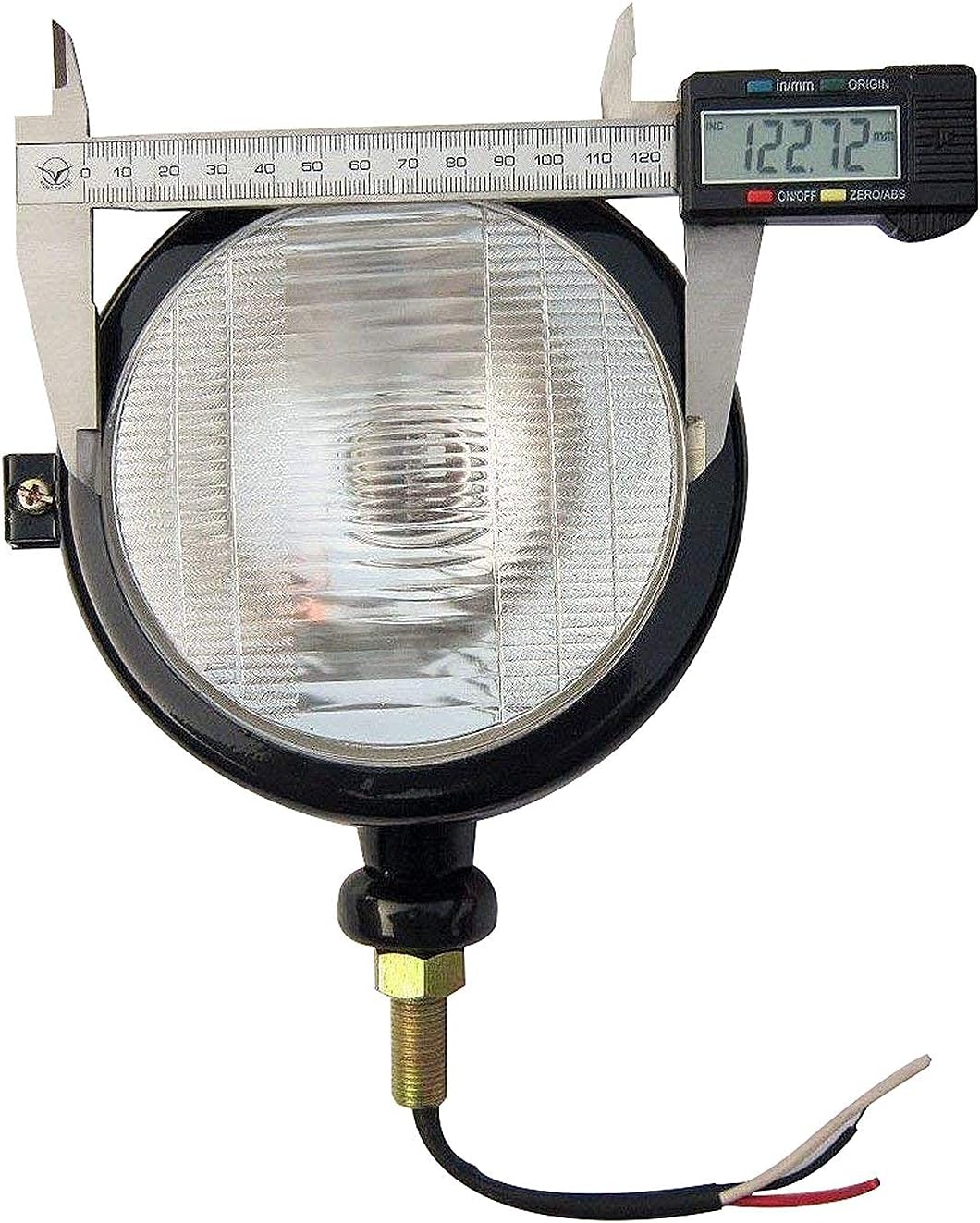 TAURISH Black Headlight Set For Tractor 275, 575, 485, 475 With Light Bulb 2 Pcs.