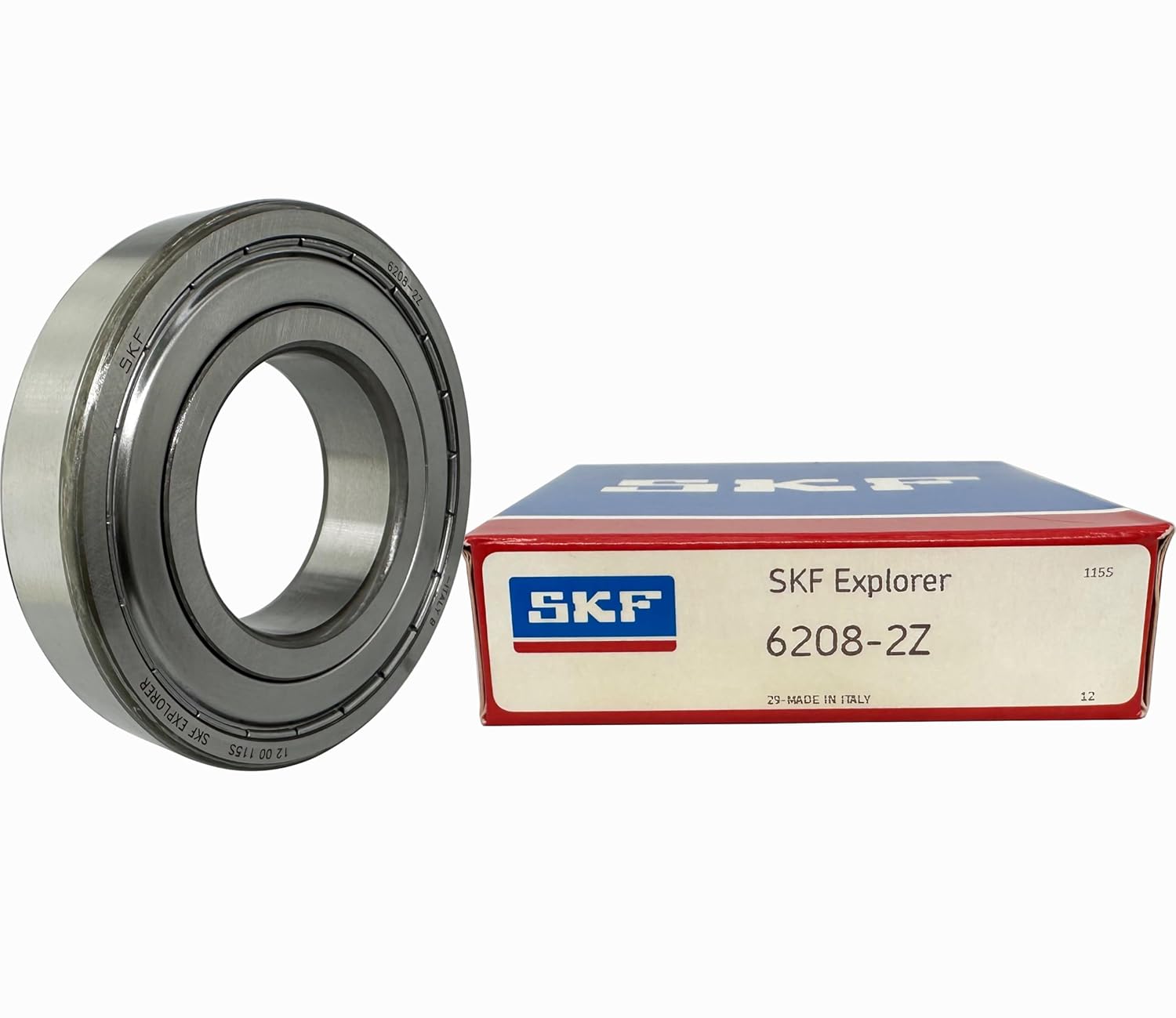SKF 6208-2Z 40x80x18mm Double Metal Seal Bearings Pre-Lubricated and Stable Performance and Cost Effective Deep Groove Ball Bearings