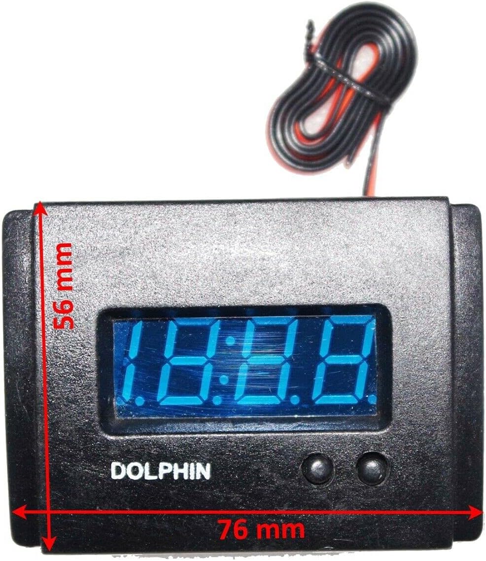 Taurish Dash Digital Clock Watch Suitable For Suzuki SJ410 SJ413 Samurai Jimny Sierra Drover