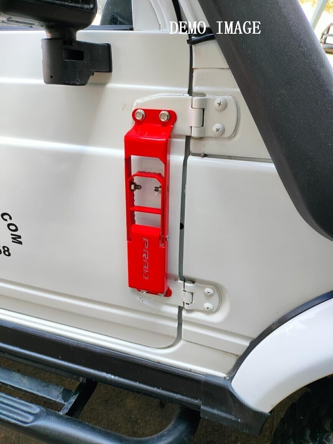 TAURISH for Suzuki Samurai Sierra Gypsy Door Hinge Step Foot Peg Metal Foldable Black